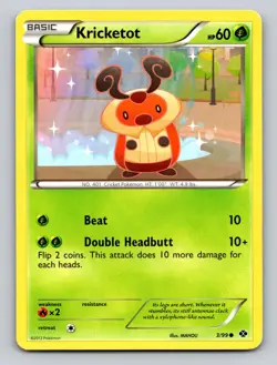 Kricketot 3/99 Common Next Destinies Pokemon MP/LP - Image 1