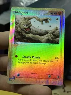 Geodude 56/97 EX Dragon 2003 Reverse Holo e-Series Pokemon Card TCG - Image 3