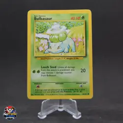 Bulbasaur Common Base Set 044/102 LP Pokemon #2 - Image 1