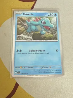 Totodile Cosmos Holo Ascended Heroes Common 041/217 Pokemon TCG - Image 1