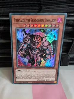 Yu-Gi-Oh! - Thestalos The Shadowfire Monarch - DUNE-EN023 - Super Rare - 1st Ed - Image 1