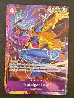 One Piece TCG: TRAFALGAR LAW Illustration Box Vol. 6 Promo #P-093 – NM - Image 1