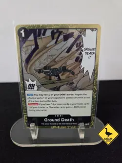Bandai OP14 - 096 One Piece Azure Sea's Seven Ground Death Foil Event Card (NM) - Image 1