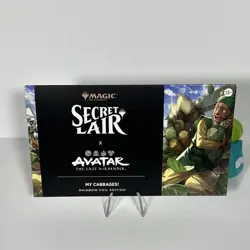 Secret Lair x Avatar: The Last Airbender | My Cabbages! ~ Rainbow FOIL ~ SEALED - Image 1