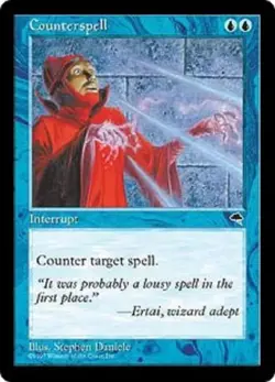 "Counterspell" x4 - Magic The Gathering Card - Tempest - 4-Card Playset - Image 1