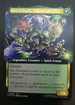Exdeath, Void Warlock (Extended Art) Final Fantasy MTG Regular Near Mint - Image 2