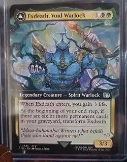 Exdeath, Void Warlock (Extended Art) Final Fantasy MTG Regular Near Mint - Image 3