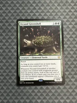 MTG Fecund Greenshell #0171 Rare Bloomburrow (BLB) - Image 1