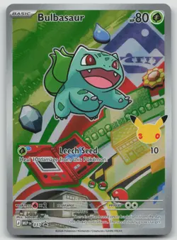 First Partner Kanto Starters Bulbasaur, Charmander, Squirtle Pokemon 3 Card Set - Image 1