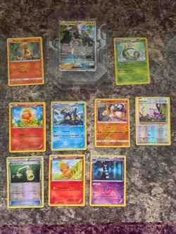 225+ Pokemon Cards XY/Sun & Moon Bundle + Tapu Koko GX Tin + Holos/Reverse Holos - Image 1