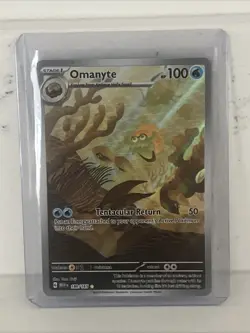 Pokemon TCG – Omanyte 180/165 Illustration Rare – Scarlet & Violet 151 - Image 1
