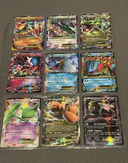 Pokemon EX / Mega EX cards, 13 cards, Binder Sleeve-WHOLE LOT FOR $75 - Image 1