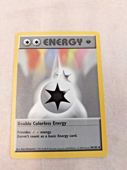 Pokemon Base Set 1st Edition Double Colorless Energy 96/102 - NM 1999 Wizards - Image 1