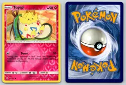 TOGEPI 136/214 C UNBROKEN BONDS POKEMON REVERSE HOLO MP SEKIO - Image 3