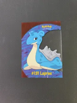 Lapras RARE NM clear card Pokemon (Topps Tv Animation) series 3 #PC10 #131 - Image 1