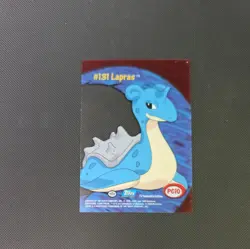 Lapras RARE NM clear card Pokemon (Topps Tv Animation) series 3 #PC10 #131 - Image 2