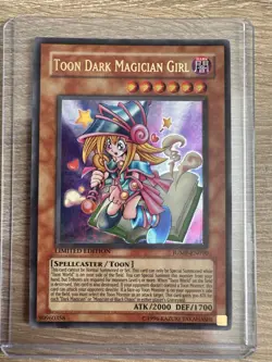 Yu-Gi-Oh! Toon Dark Magician Girl Shonen Jump Promo JUMP-EN010 Limited HP - Image 1