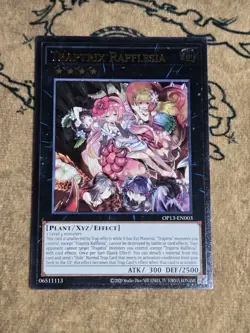 Yugioh Traptrix Rafflesia OP13-EN003 Unlimited Ultimate Rare NM - Image 1