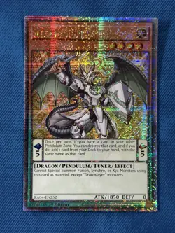 Luster Pendulum, the Dracoslayer (Quarter Century Secret Rare) RA04-EN252 Yugioh - Image 1
