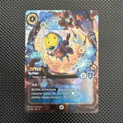 Zipper-Big Helper Foil Card 235/204 Disney Lorcana - Image 1