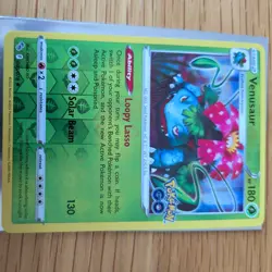 VENUSAUR 003/078 POKEMON CARD (POKEMON GO SET) REVERSE HOLO - Image 2