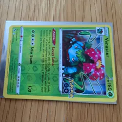 VENUSAUR 003/078 POKEMON CARD (POKEMON GO SET) REVERSE HOLO - Image 4