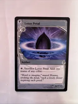 Lotus Petal MTG #226 Future Sight Frame Mystery Booster 2, Near Mint Condition - Image 1