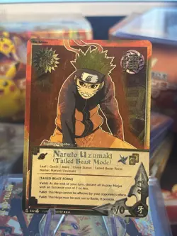 Naruto Collectible Card Game Naruto Uzumaki Tailed Beast Foil 1st Ed #522 2007SP - Image 1