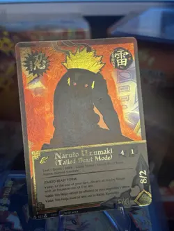 Naruto Collectible Card Game Naruto Uzumaki Tailed Beast Foil 1st Ed #522 2007SP - Image 2