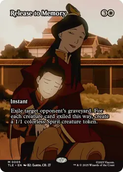 Release to Memory (Borderless) 5 Avatar: The Last Airbender: Eternal-Legal NM EN - Image 1