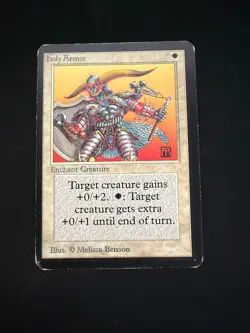 Magic The Gathering: Alpha Holy Armor MTG Alpha - Image 1