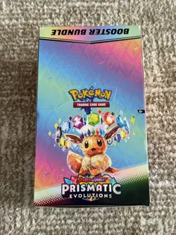 Pokemon TCG: Prismatic Evolutions Booster Bundle Display Case Unsealed - Image 1