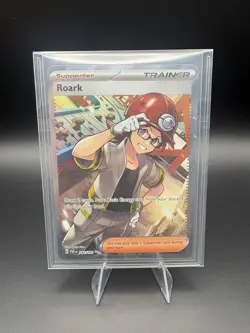 Roark 242/182 Paradox Rift Ultra Rare Full Art Supporter Pokemon - Image 3