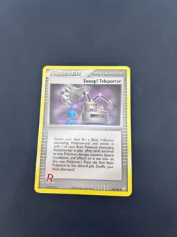 Pokemon Card - Swoop! Teleporter Team Rocket Returns 92/109 Uncommon Mudkip - Image 1