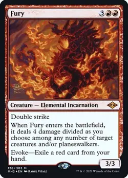 Fury - Foil Prerelease Promo Modern Horizons 2 LP MTG - Image 1