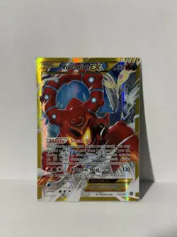 Volcanion EX 115/114 XY Steam Siege Secret Rare Pokemon 2016 NM Condition - Image 1
