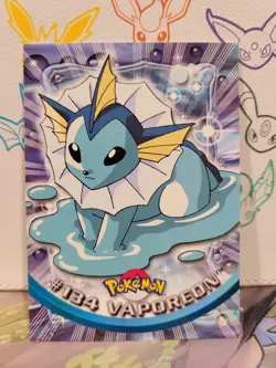 Pokemon Topps Set Eevee Vaporeon Jolteon Flareon Espeon Umbreon - Image 4