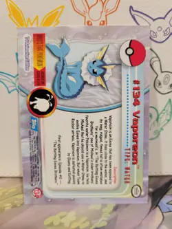 Pokemon Topps Set Eevee Vaporeon Jolteon Flareon Espeon Umbreon - Image 5