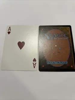 Ace Of Hearts - MTG Yaquinto Poker Playing Card Magic The Gathering WOTC 1994 - Image 1
