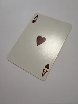 Ace Of Hearts - MTG Yaquinto Poker Playing Card Magic The Gathering WOTC 1994 - Image 2