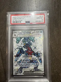 PSA 10 Pokemon TCG Garchomp ex Paradox Rift 219/182 Holo Ultra Rare - Image 1