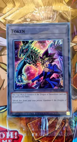 Yugi Muto and Gandora-X (Token Super Rare) SEALED - TKN5-EN001 - Yu-Gi-Oh TCG - Image 1