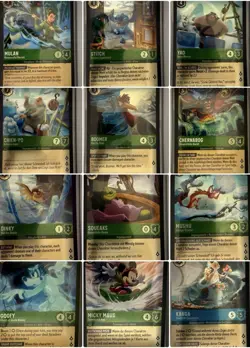 Disney Lorcana Winterzauber alles FOIL HOLO Rare Legendary - Image 4