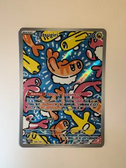 Pokemon TCG Tatsugiri Holo Card Sv06: Twilight Masquerade 186/167 - NM - Image 1