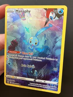 Manaphy GG06/GG70 Crown Zenith Galarian Gallery RARE HOLO Pokemon Card NM - Image 3