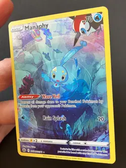 Manaphy GG06/GG70 Crown Zenith Galarian Gallery RARE HOLO Pokemon Card NM - Image 5