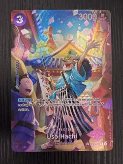One Piece Uso-Hachi ST18-001 Alternate Art OP10 Royal Blood NM/M - Image 1