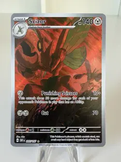 Scizor 205/197 Obsidian Flames Illustration Rare Pokemon TCG Card NM - Image 1