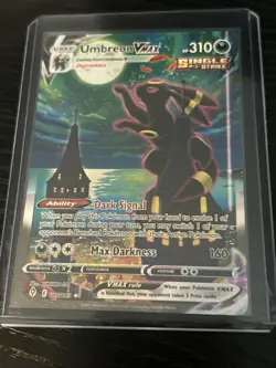 Umbreon VMAX 215/203 Evolving Skies Alternate Art Secret Rare Holo Card （Mint） - Image 3