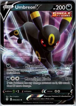Umbreon V 094/203 SWSH07: Evolving Skies - Pokemon Card - NM - Image 1